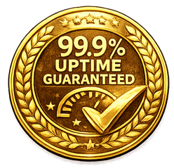 99.9% Uptime